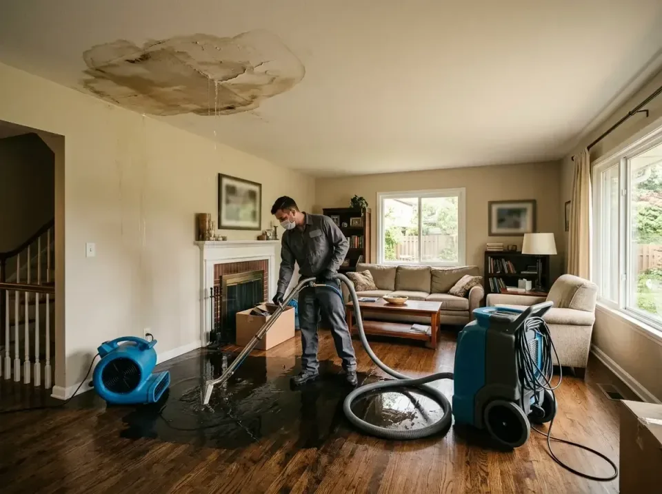 attic-pipe-burst-ceiling-drip-008 — frequently asked questions, Water Damage Restoration & Carpet Care in Mattawan, MI